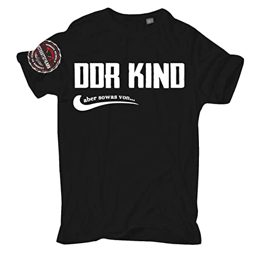 Tshirt Herren DDR Kind Aber sowas von Osten Motiv Größe M bis 5XL von Spaß Kostet