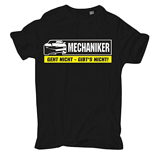 Übergrößen T-Shirt Mechaniker Geht Nicht gibts Nicht Werkstatt KFZ 3XL bis 8XL von Spaß Kostet