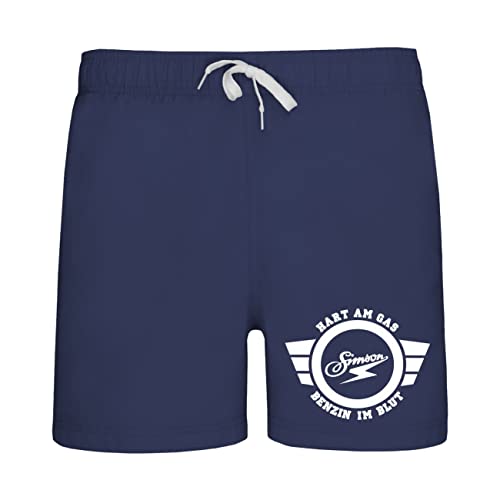 Badehose Swim Shorts Simson Hart am Gas Ostdeutschland Größe M bis 5XL von Spaß Kostet