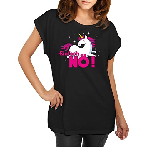 Frauen T-Shirt Einhorn Einfach NÖ Größe XS - 5XL von Spaß Kostet