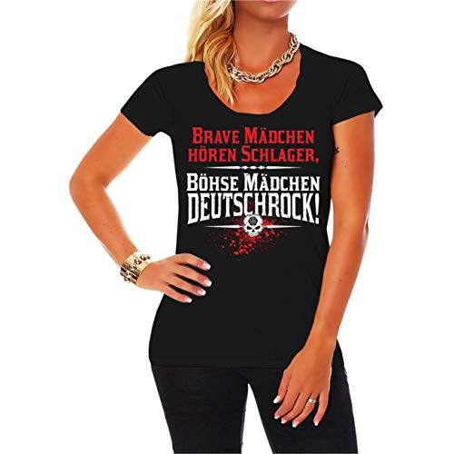 Spaß Kostet Frauen und Damen Tshirt Brave Mädchen hören Schlager böse Mädchen Deutschrock Größe XS - 3XL von Spaß Kostet