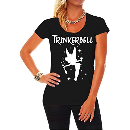 Spaß Kostet Damen Tshirt Trinkerbell Karneval JGA Festival Größe XS - XXL von Spaß Kostet