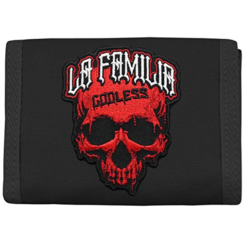 Geldbörse mit Aufnäher La Familia FCK Godless von Spaß Kostet