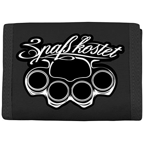 Geldbörse mit Aufnäher Spaß kostet von Spaß Kostet