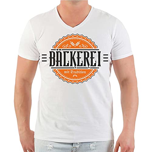 Herren T-Shirt Bäckerei mit Tradition Bäcker Sprüche Motive von Spaß Kostet