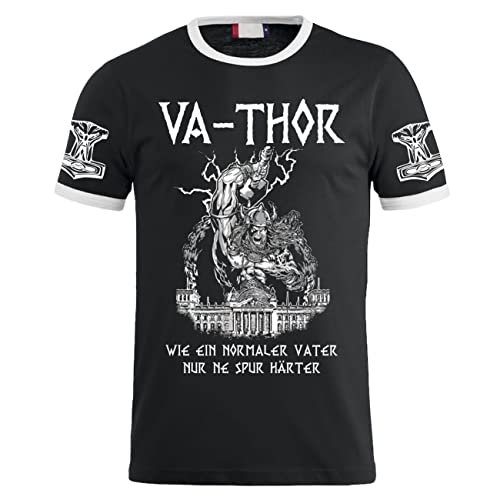 Herren Tshirt Wikinger VA Thor Wie EIN normaler Vater nur ne Spur härter Größe M - 5XL von Spaß Kostet