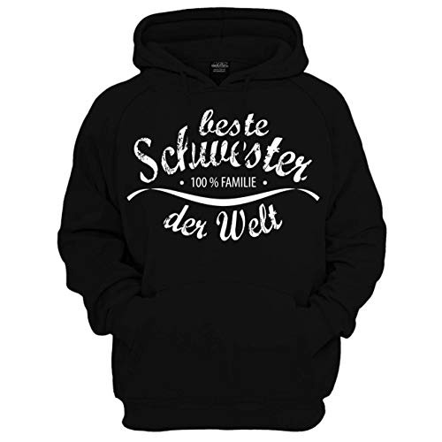 Kinder Kapuzenpullover Beste Schwester Größe 98-164 von Spaß Kostet