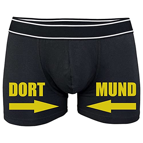 Männer Boxershort mit Spruch Dort Mund Größe S bix 5XL von Spaß Kostet