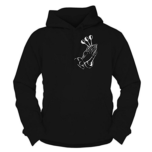 Männer Herren Kapuzenpullover Dart Double Makes Money Motiv AUF RÜCKEN von Spaß Kostet