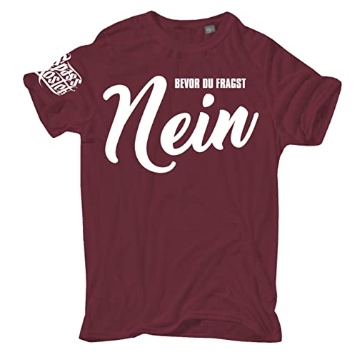 Männer T-Shirt Bevor du fragst Nein Größe S - 5XL von Spaß Kostet