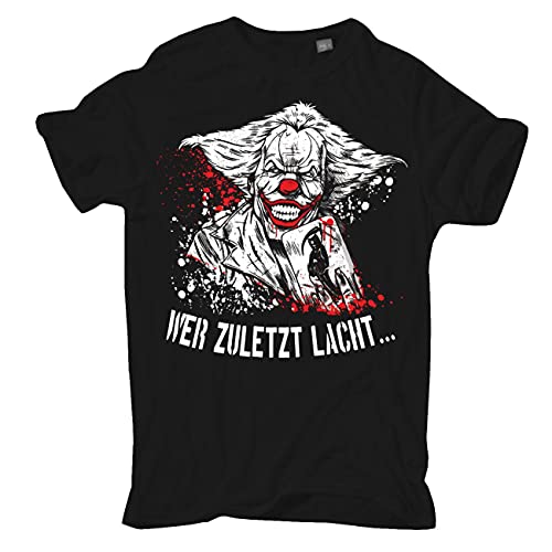 Herren Jungs Tshirt 31er Wer zuletzt lacht Spruch Kodex Fuck You Joker Clown Herren Jungs Tshirt 31er Wer zuletzt lacht Spruch Kodex Fuck You Joker Clown von Spaß Kostet