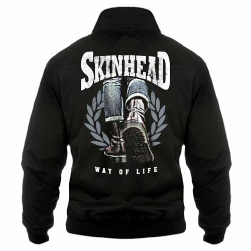 Spaß Kostet Herren Harrington Jacke Skinhead a way of life 69 oi Skin boots Working Class von Spaß Kostet