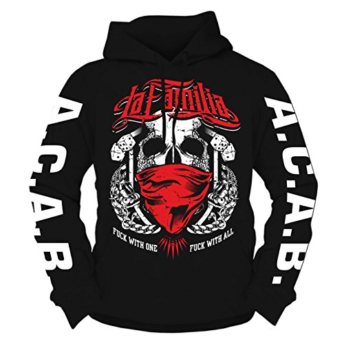 Spaß Kostet Herren Kapuzenpullover La Familia Freunde Kein Verrat Totenkopf Streetwear Spaß Kostet Herren Kapuzenpullover La Familia Freunde Kein Verrat Totenkopf Streetwear von Spaß Kostet