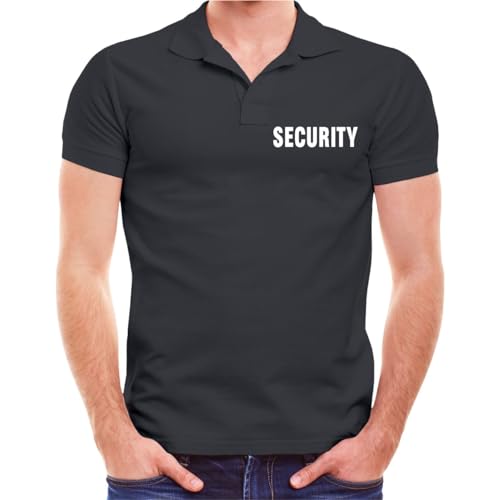 Spaß Kostet Herren Poloshirt Polohemd Security (mit Rückendruck) von Spaß Kostet