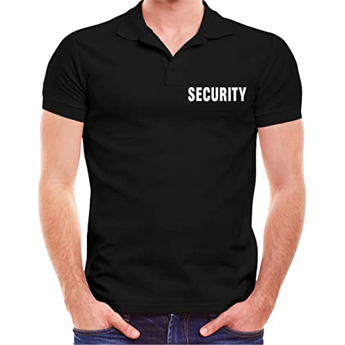 Spaß Kostet Herren Poloshirt Polohemd Security (mit Rückendruck) von Spaß Kostet