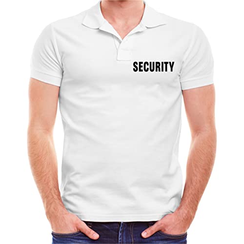 Spaß Kostet Herren Poloshirt Polohemd Security (mit Rückendruck) von Spaß Kostet