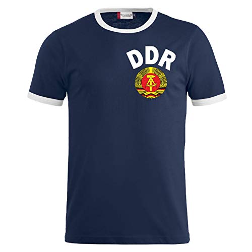 Herren T-Shirt DDR Trikot Größe S - 3XL von Spaß Kostet
