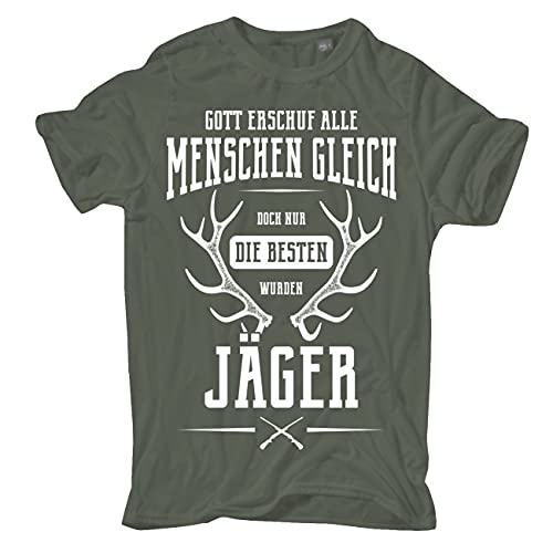 Herren T-Shirt Die besten wurden JÄGER (mit Rückendruck) Größe S - 5XL von Spaß Kostet