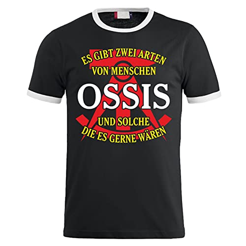 Männer und Herren T-Shirt Es gibt 2 Arten von Menschen OSSIS und die es gerne wären Größe S - 5XL von Spaß Kostet