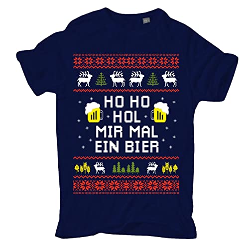 Spaß Kostet Herren Tshirt HO HO HOL Mir mal EIN Bier Größe M bis 5XL von Spaß Kostet