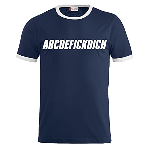 Männer und Herren T-Shirt Leck Mich am Arsch Alphabet Größe S - 5XL von Spaß Kostet