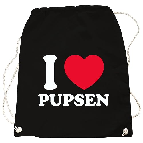 Rucksack I Love Pupsen von Spaß Kostet