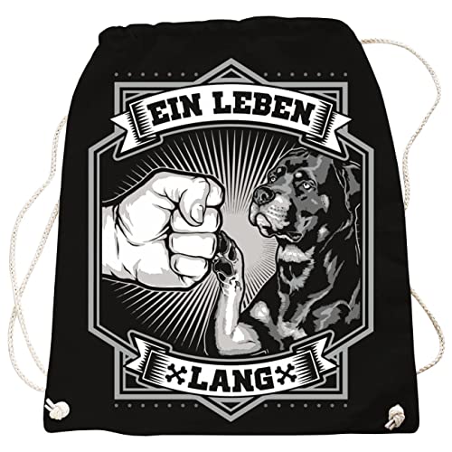 Spaß Kostet Rucksack Tasche Bag ROTTWEILER Motiv Design als Gassi Beutel von Spaß Kostet