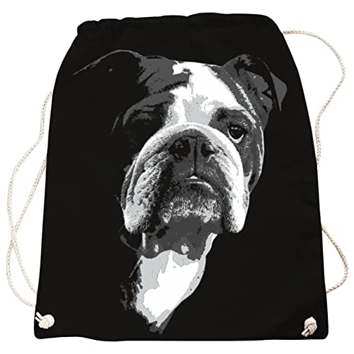 Spaß Kostet Rucksack Tasche Englische Bulldogge motiv als Gassi Beutel bag von Spaß Kostet