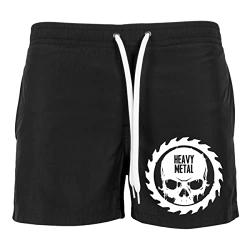 Spaß Kostet Badehose Swim Shorts Heavy Metal Größe M bis 5XL von Spaß Kostet