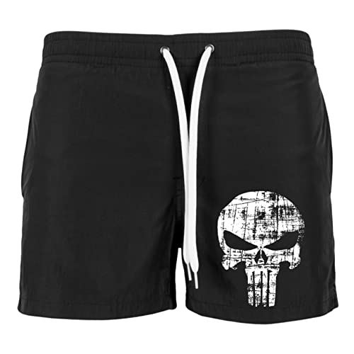 Spaß Kostet Badehose Swim Shorts Totenkopf Skull Größe M bis 5XL von Spaß Kostet