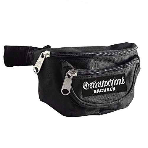 Spaß kostet Bauchtasche Ostdeutschland Sachsen mit wechselbaren Patch von Spaß kostet