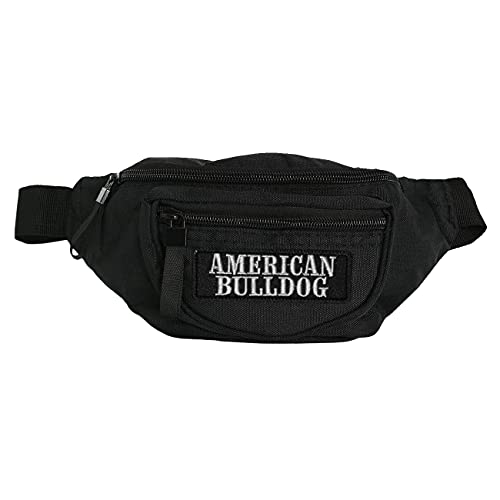 Spass kostet Bauchtasche Umhängetasche American Bulldog mit wechselbaren Patch von Spass kostet