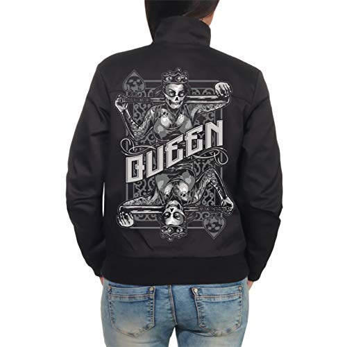 Spaß Kostet Frauen Harrington Jacke Bad Queen (mit Rückendruck) Größe XS bis 5XL von Spaß Kostet