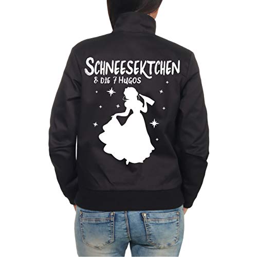 Spaß Kostet Frauen Harrington Jacke SchneeSEKTchen & die 7 Hugos (mit Rückendruck) Größe XS bis 5XL von Spaß Kostet