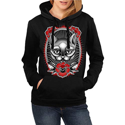 Spaß Kostet Frauen und Damen Kapuzenpullover Cat Lover Größe XS - XXL von Spaß Kostet