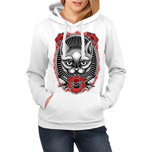 Spaß Kostet Frauen und Damen Kapuzenpullover Cat Lover Größe XS - XXL von Spaß Kostet