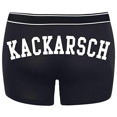 Spaß Kostet Herren Boxershort mit Spruch Kackarsch Größe S bis 5XL von Spaß Kostet