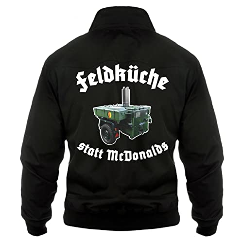 Spaß Kostet Herren Gefütterte Harrington Jacke Oldschool Alles gegen Bares (mit Rückendruck) Größe S - 5XL von Spaß Kostet