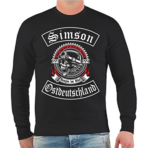 Spaß Kostet Herren Pullover Sweatshirt Benzin im Blut Simson Ostdeutschland Größe S - 4XL von Spaß Kostet