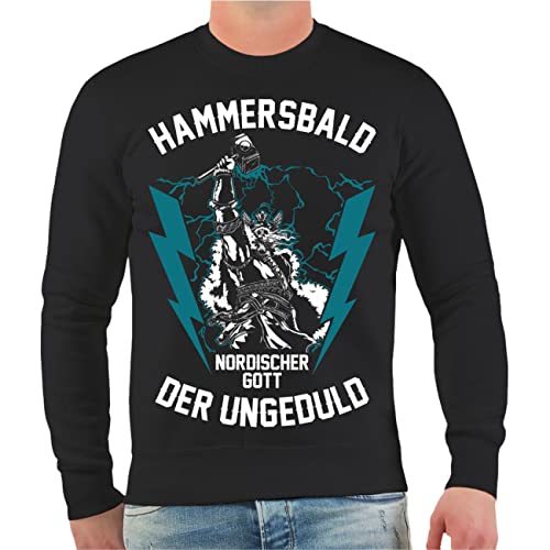 Spaß Kostet Herren Pullover Sweatshirt Hammersbald Nordischer Gott der Ungeduld Größe M - 5XL von Spaß Kostet