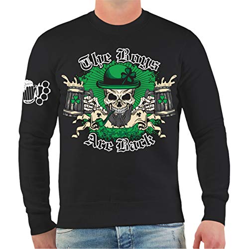 Spaß Kostet Herren Pullover Sweatshirt Irland oi Motiv The Boys Are Back Größe S bis 5XL von Spaß Kostet