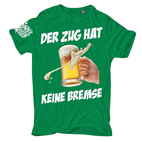 Spaß Kostet Herren Tshirt Der Zug hat Keine Bremse Party Farben Größe S - 5XL von Spaß Kostet