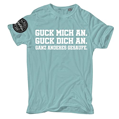 Spaß Kostet Herren Tshirt Guck Mich an Guck Dich an GANZ ANDERES GESAUFE Vatertag Motiv Größe S bis 5XL von Spaß Kostet