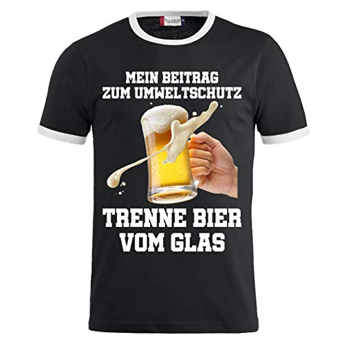 Spaß Kostet Herren Tshirt Umweltschutz Trenne Bier vom Glas Klima Funshirt Größe S bis 5XL von Spaß Kostet