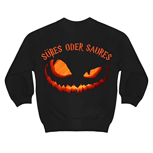Spaß Kostet Kinder Pullover Halloween Kürbis SÜSSES ODER SAURES Größe 98-164 von Spaß Kostet