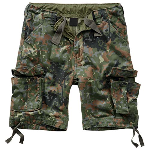 Spaß Kostet Kurze Armee Hose UNBEDRUCKT Flecktarn S bis 7XL von Spaß Kostet