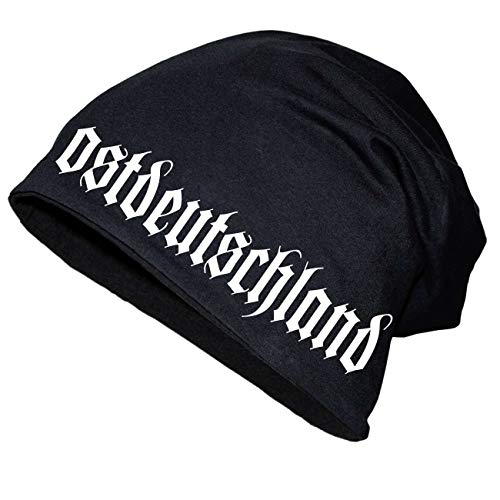 Spaß Kostet Herren Long Beanie Ostdeutschland altdeutsche Schriftart Größe XS bis XXL von Spaß Kostet