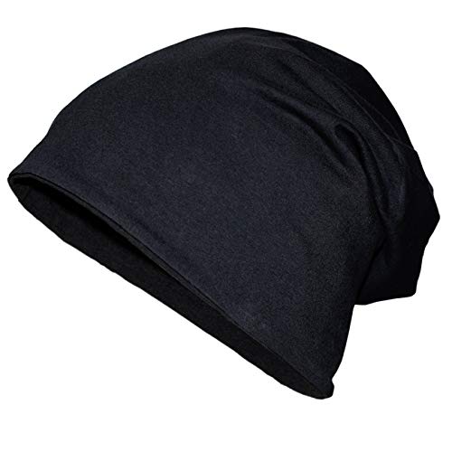 Spaß Kostet Long Beanie Slouch Black No Name Premium Größe XS bis XXL von Spaß Kostet