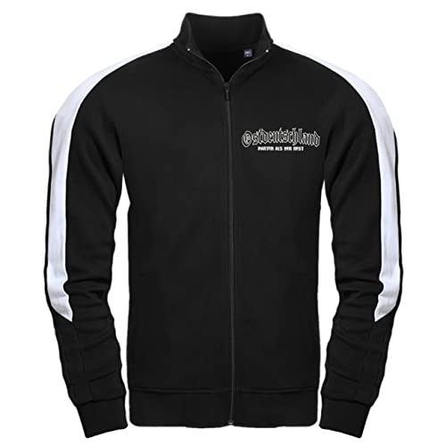 Spaß Kostet Männer Herren Trainingsjacke Ostdeutschland Der Osten bleibt Hart Eastside von Spaß Kostet