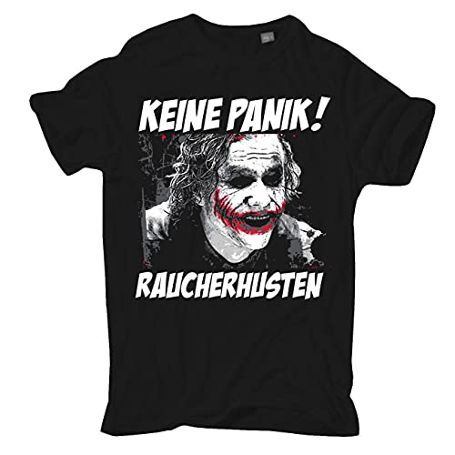 Spaß Kostet Männer Tshirt Keine Panik Raucherhusten Sprüche Größe S bis 5XL von Spaß Kostet